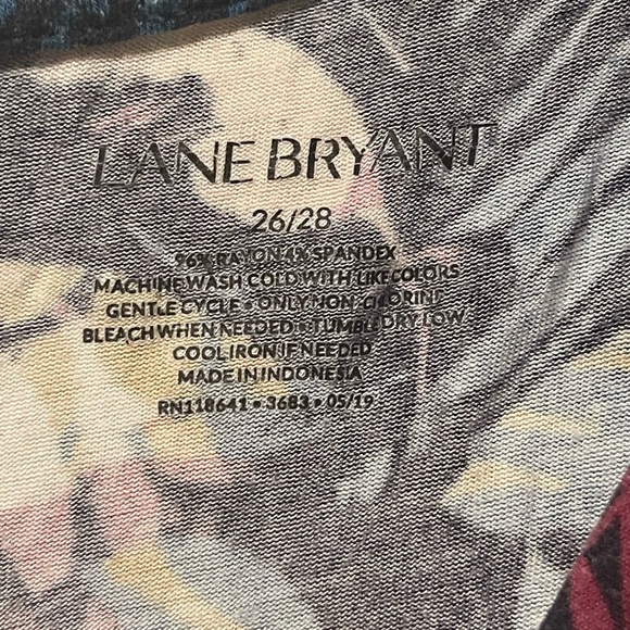 Lane Bryant Sleeveless V Neck Tank Sz 26/28 - Picture 5 of 5